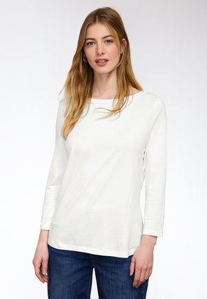 BASIC - T-shirt à manches longues - weiß
