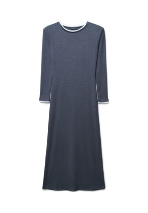 INSERTI A CONTRASTO - Maxikleid - grigio melange