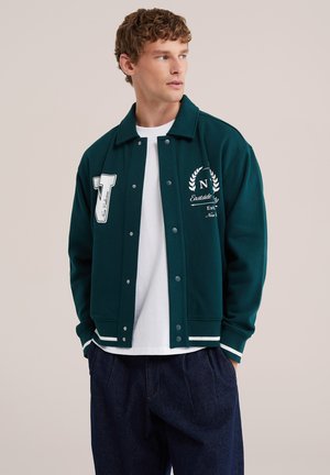 WE Fashion, Zip-up sweatshirt - dark green