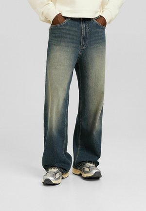 Flared Jeans - blue-grey