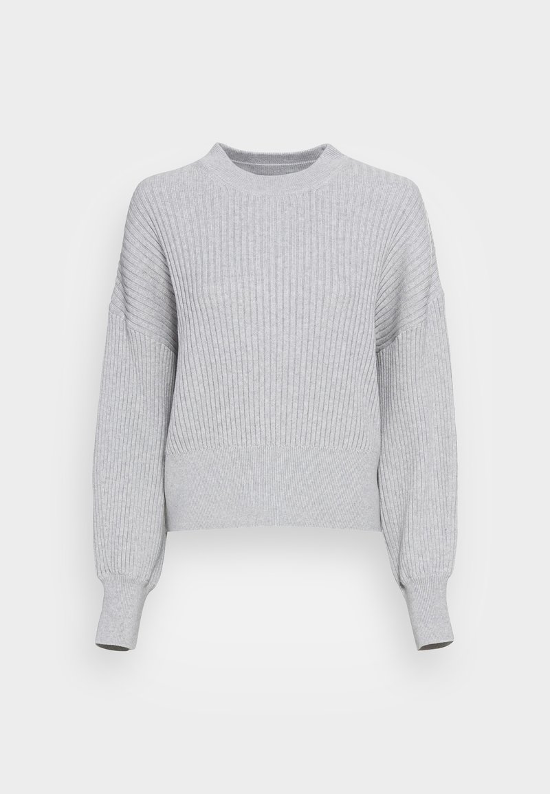 Damen Strickjacken | edc by Esprit Strickpullover light grey/hellgrau-meliert - HW00640 Damen Strickjacken | edc by Esprit Strickpullover light grey/hellgrau-meliert - HW00640