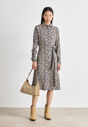 SLIM DRESS - Skjortekjole - persian blue