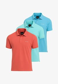 Ej vald, turquoise, blue, rose