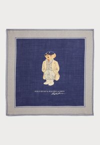 POLO BEAR WOOL-SILK BANDANNA - Sjal - navy
