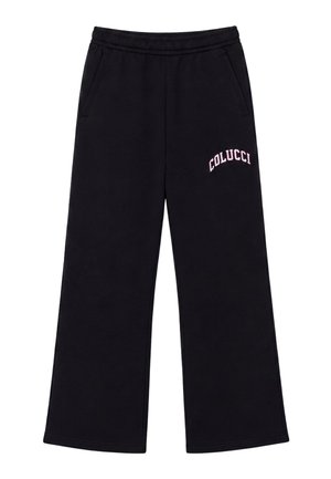 Colucci, LOGO WIDE LEG PANT - Jogginghose - black