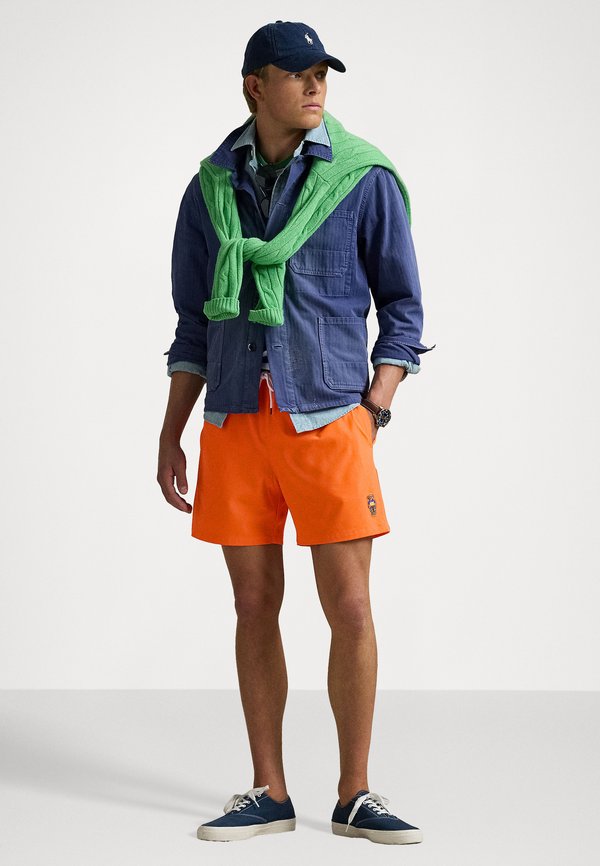 TRAVELER POLO BEAR SWIM TRUNK - Swimming shorts - sailing orange3