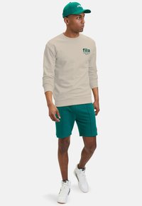 Fila APPAREL LISBON GRAPHIC CREW - Felpa - oatmeal melange