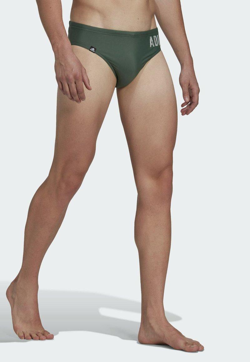 adidas Performance WORDING Badehose Slip green/grün Zalando.de