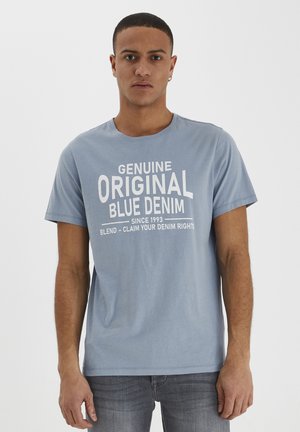 BHBONA - T-Shirt print - faded denim