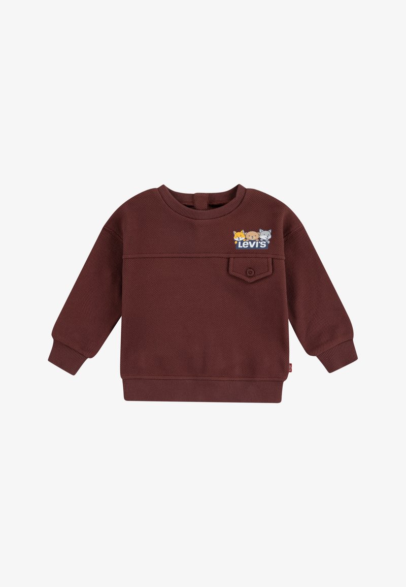Levi's® CHARACTER POCKET CREW - Sweatshirt - sable