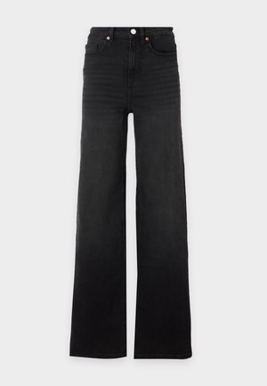 Vero Moda Tall, VMOLIVIA WIDE  - Τζιν χαλαρής εφαρμογής - black denim