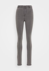 NMELLA SUPER  - Mekane hlače - dark grey denim