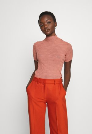 KNIT TOP - T-shirt basic - old pink