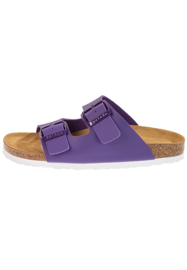 KORFU PF - Pantolette flach - lila matt
