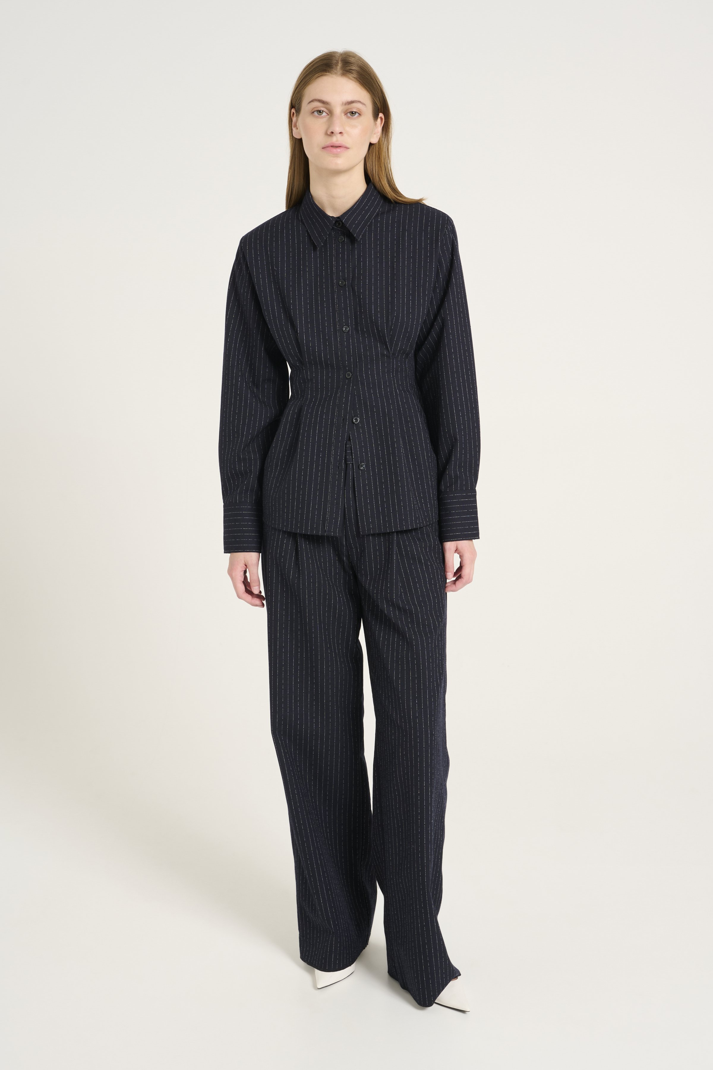 売れ筋商品|||ゲタス シャツ レディース トップス DACIA - Button-down blouse - dark navy Gestuz DACIA - Button-down blouse - dark navy/dark blue