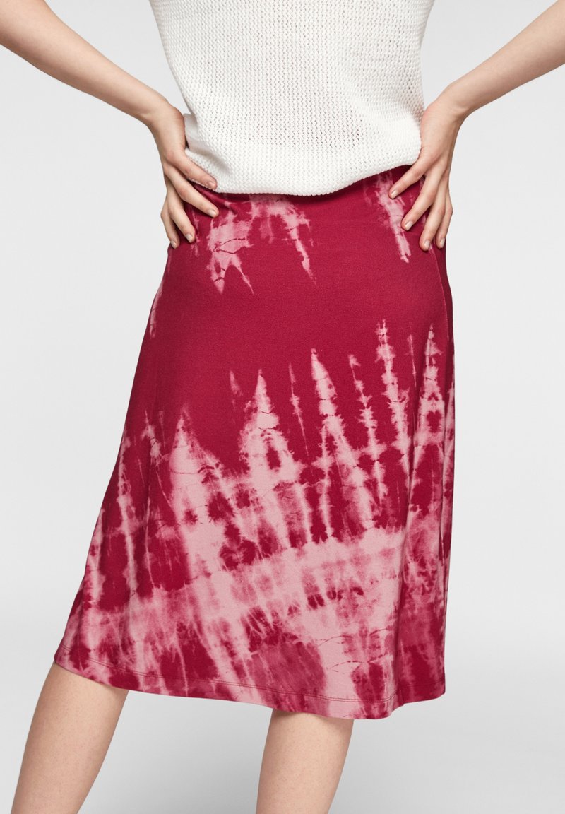 Damen Jeansröcke | comma casual identity A-Linien-Rock magenta batik/pink - BW56306 Damen Jeansröcke | comma casual identity A-Linien-Rock magenta batik/pink - BW56306