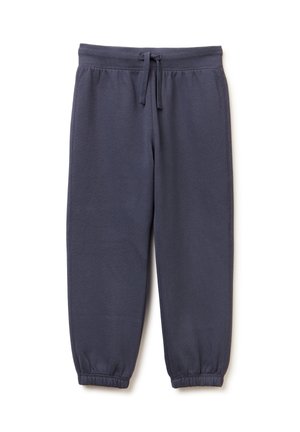 WITH IN-TONE MOTIF PRINTED LOGO ON RIGHT BACK POCKET - Pantaloni sportivi - blue