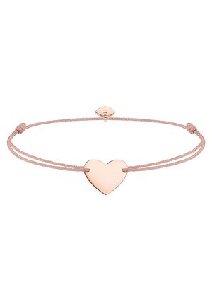 LITTLE SECRET HERZ - Bracelet - rosegold-coloured/beige