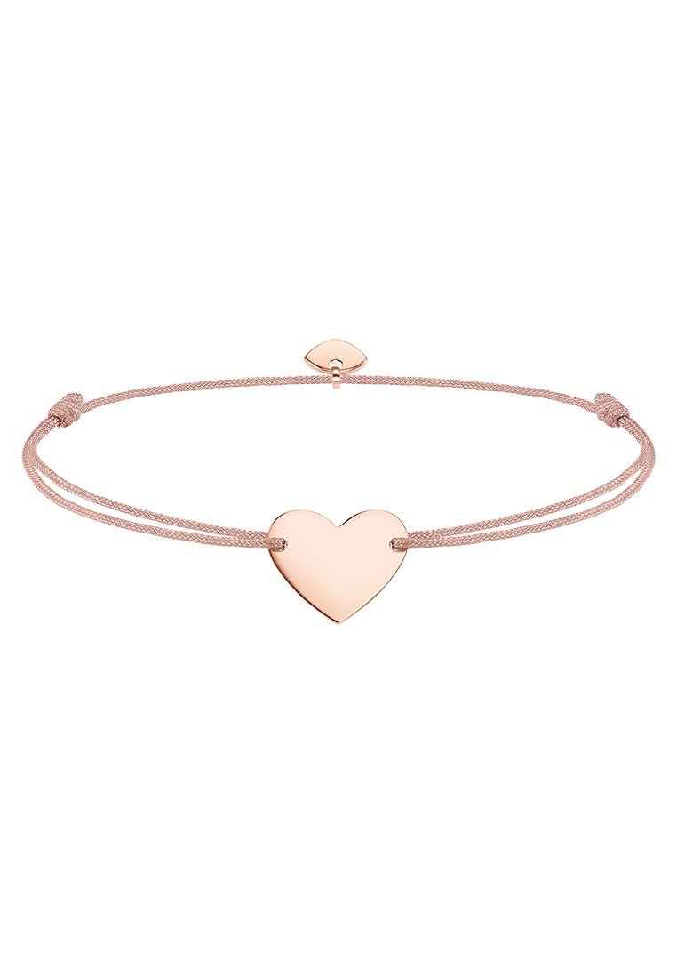 THOMAS SABO LITTLE SECRET HERZ - Bracelet - rosegold-coloured/beige