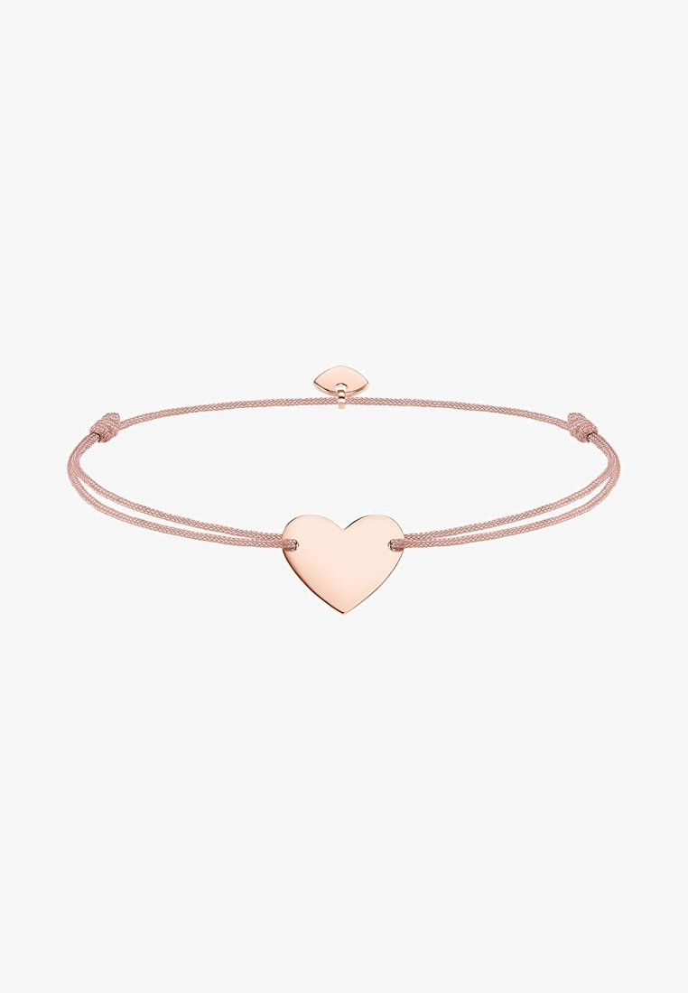 THOMAS SABO LITTLE SECRET HERZ - Armband - rosegold-coloured/beige