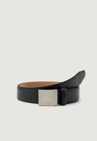 LOGO PLAQUE SMOOTH 32MM - Pásek - black