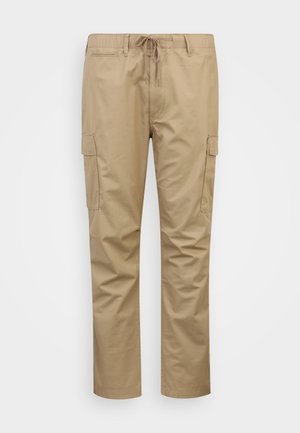STRETCH SLIM FIT TWILL CARGO PANT - Pantalon cargo - classic khaki