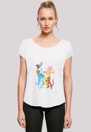 Print T-shirt - weiß