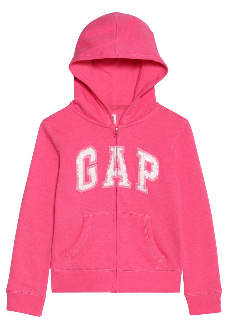 GAP LOGO - Zip-up sweatshirt - pink jubilee/pink - Zalando.co.uk