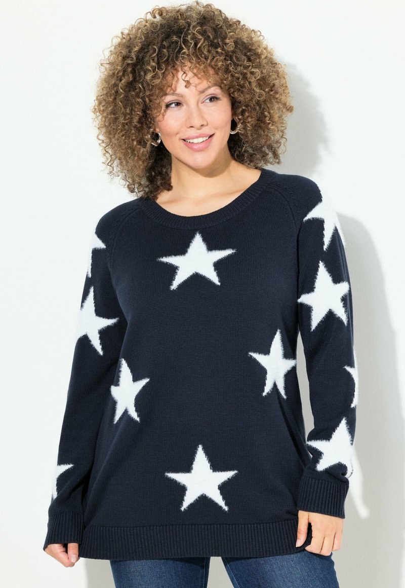 Ulla Popken Strickpullover - navy blue