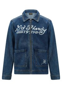 Ed Hardy PANTHER  - Džínová bunda - indigo