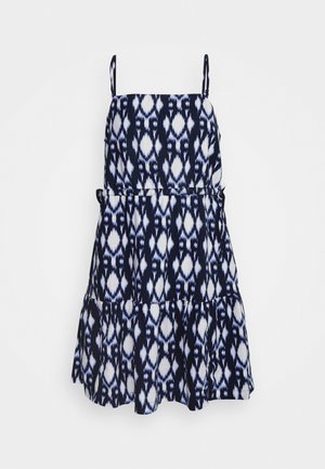 TIERED MINI - Vestido informal - blue