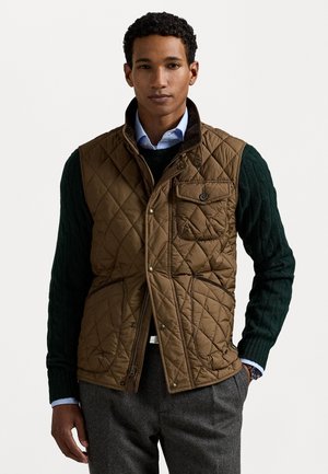 Polo Ralph Lauren THE BEATON QUILTED UTILITY GILET - Waistcoat - chestnut