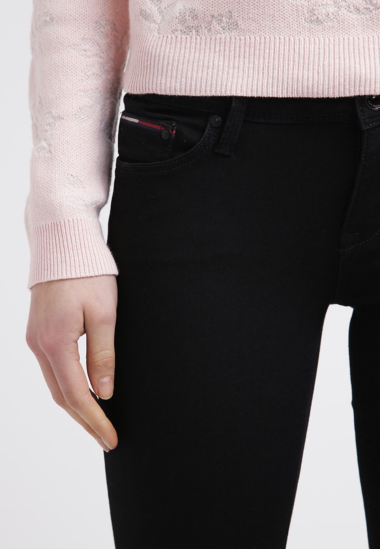 Hilfiger Denim Natalie Jeans Skinny Fit Dana Black Strech Schwarz Zalando De