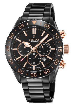 CERAMIC - Chronograaf - black