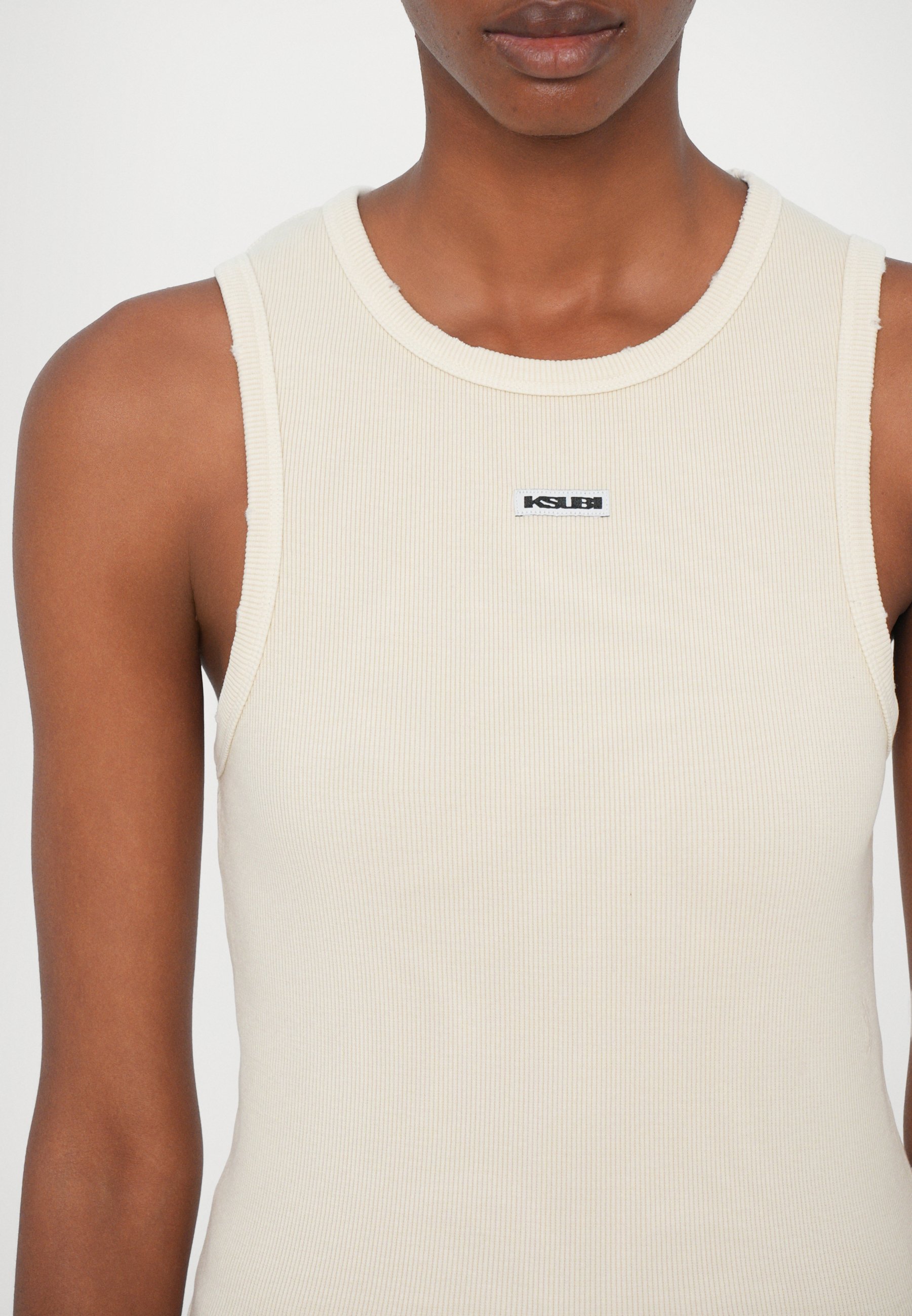Ksubi STACKED TANK - Top - white/bianco - Zalando