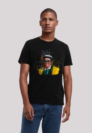 Print T-shirt - schwarz