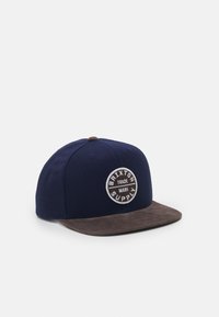 Não selecionado, navy/deep brown