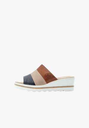 Rieker, Pantolette hoch - braun