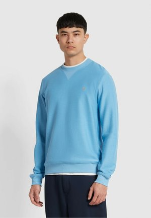 GALLI TWILL CREW NECK - Felpa - arctic blue