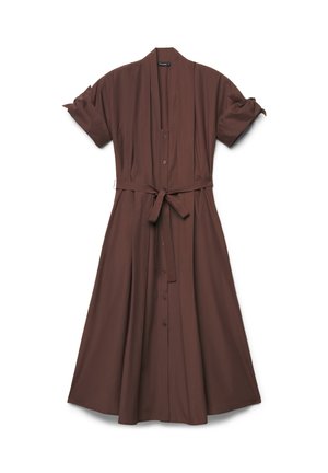 Calliope, ABITO TINTA UNITA - Abito a camicia - marrone