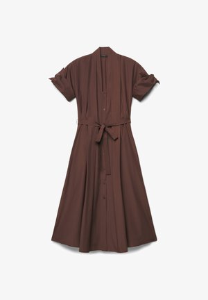 Calliope, ABITO TINTA UNITA - Abito a camicia - marrone