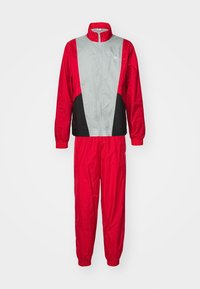 CLUB - Tracksuit - university red black light smoke grey white