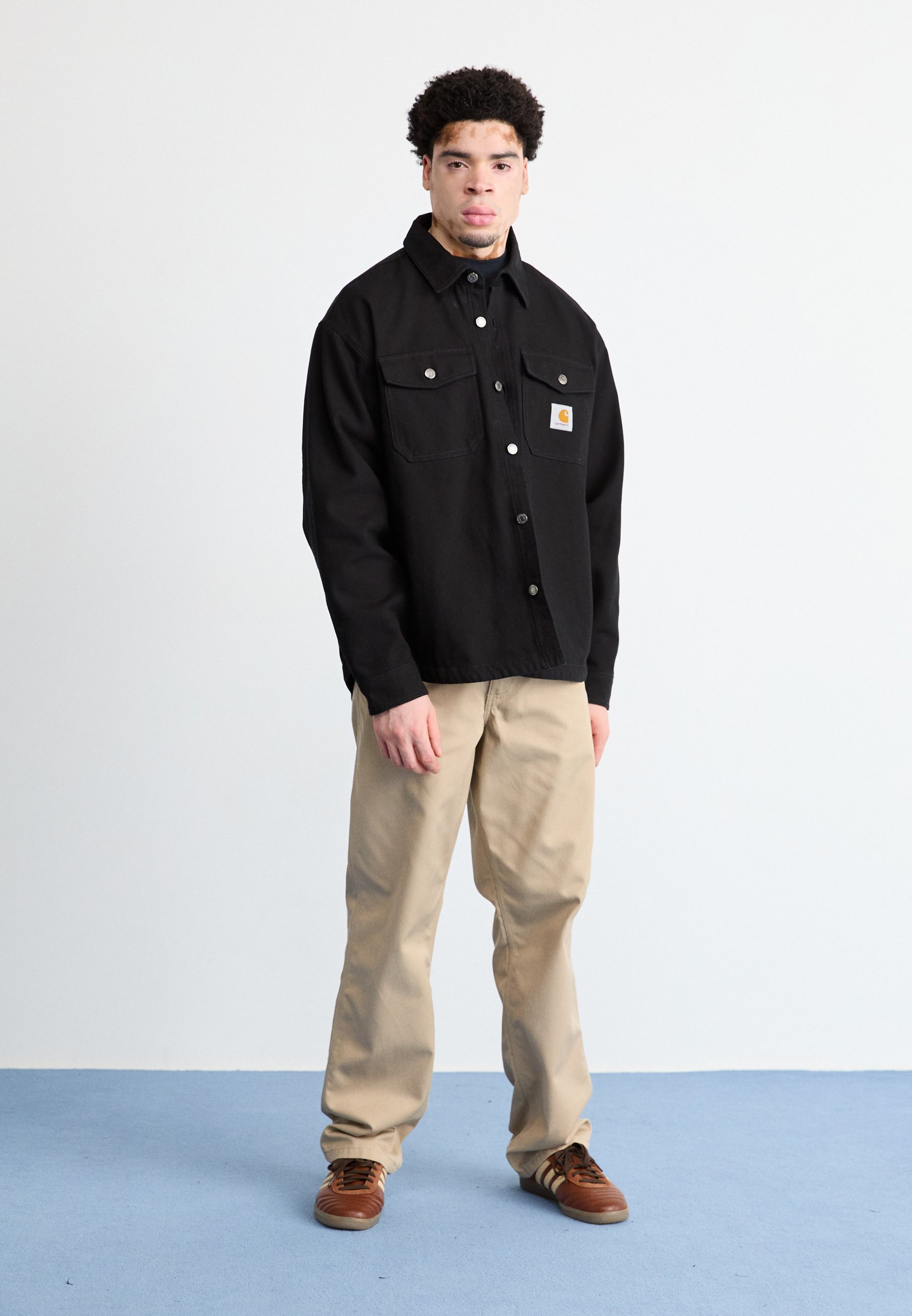 Carhartt WIP SELBY SHIRT JACKET - Light jacket - black - Zalando.co.uk