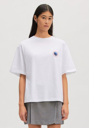 EDITED, EDITED SHIRT XIA - T-shirt print - weiß