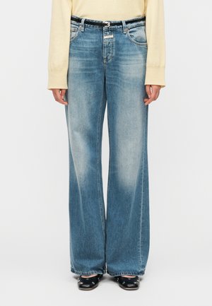 GILLAN - Džínsy voľného strihu - mid blue