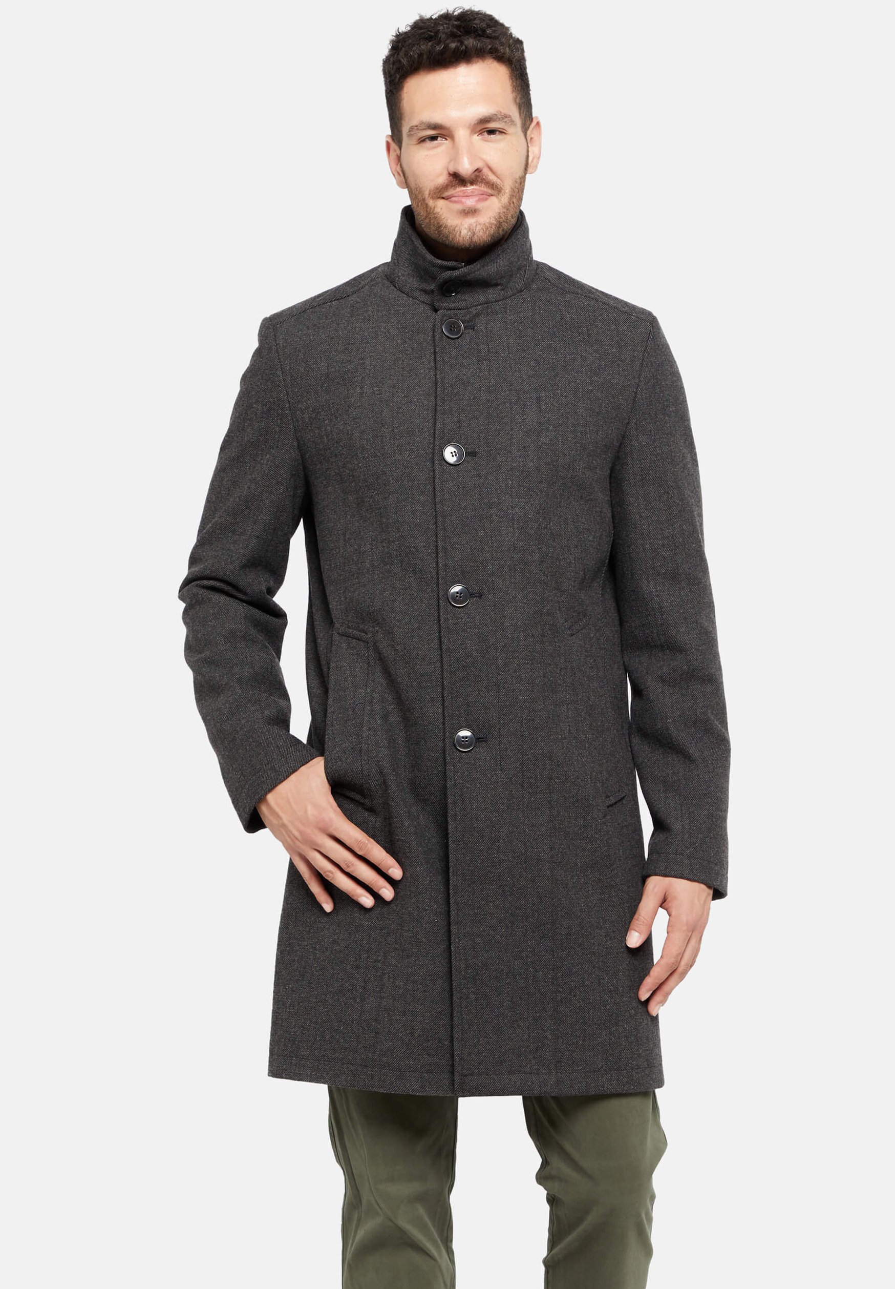 Lawrence Grey MIT STEHKRAGEN UND KNOPFLEISTE - Klassischer Mantel  