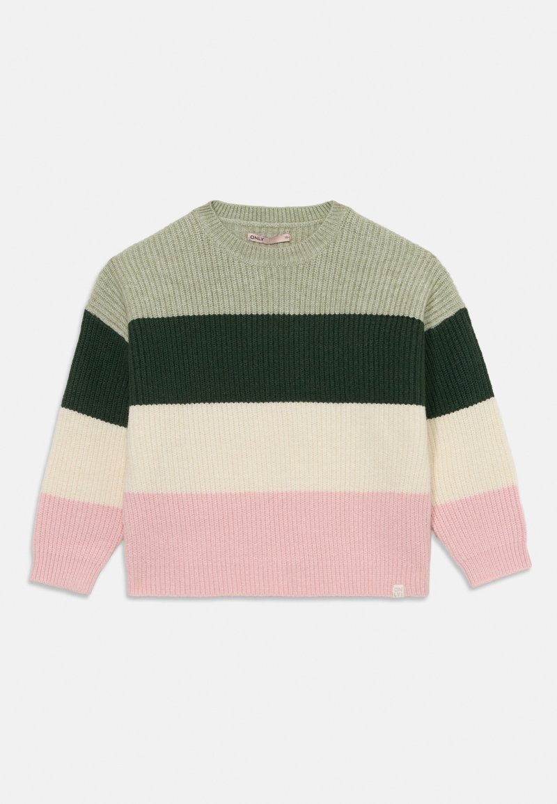 ONLY MINI KMGSANDY - Džemperis - desert sage/pine needle/birch/chalk pink