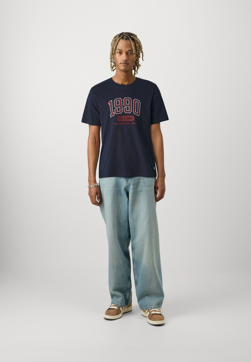 JACK & JONES Jprbludouglas SS Tee, Gris Claro, S