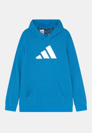 3 BAR UNISEX - Kapuzenpullover - bright blue/white