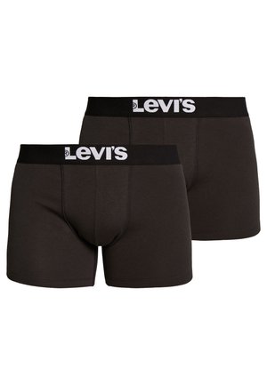 SOLID BASIC BOXER 2 PACK - Boxerbriefs - jet black